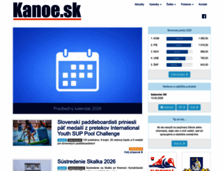 kanoe.sk screenshot