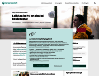 kansanopisto.fi screenshot