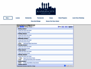 kansascitychessclub.com screenshot