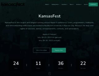 kansasfest.org screenshot