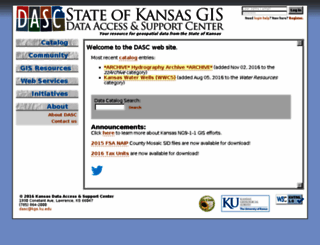 kansasgis.org screenshot