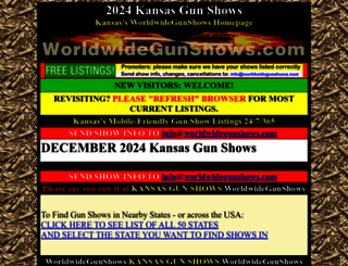 kansasgunshows.net screenshot