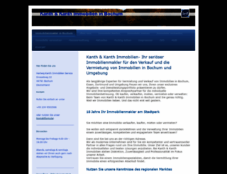 kanth-immobilien.de screenshot
