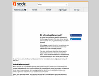 kanun.nedir.com screenshot
