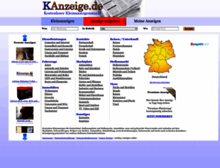 kanzeige.de screenshot