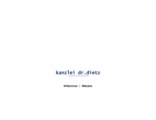 kanzlei-drdietz.de screenshot