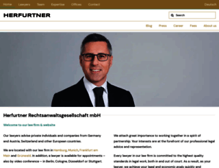 kanzlei-herfurtner.com screenshot