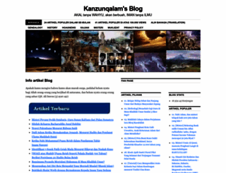 kanzunqalam.com screenshot