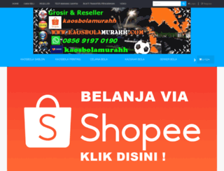 kaosbolamurahh.com screenshot