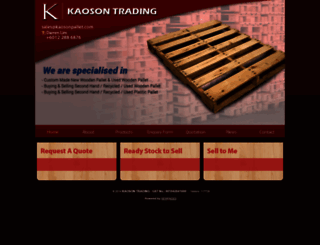 kaosonpallet.com screenshot