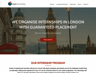 kapeinternships.com screenshot