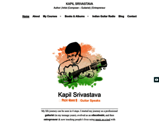 kapilsrivastava.com screenshot