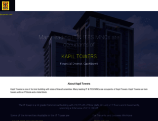 kapiltowers.com screenshot