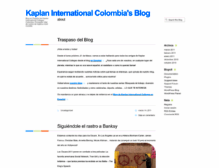 kaplaninternationalcolombia.wordpress.com screenshot