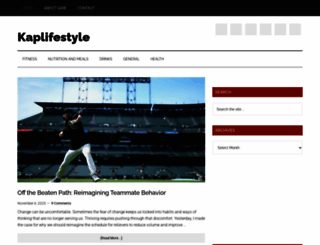 kaplifestyle.com screenshot
