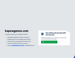 kapowgames.com screenshot