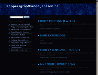 kappersgroothandeljanssen.nl screenshot