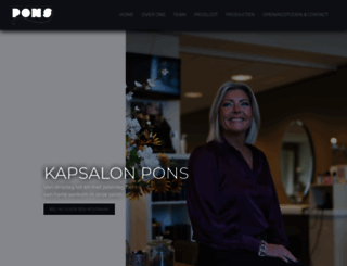 kapsalonpons.nl screenshot