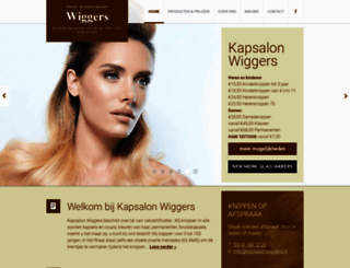 kapsalonwiggers.nl screenshot