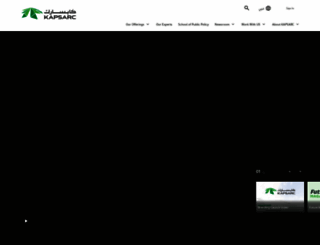 kapsarc.org screenshot