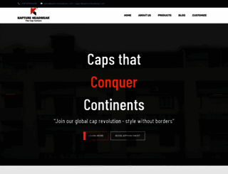 kaptureheadwear.com screenshot