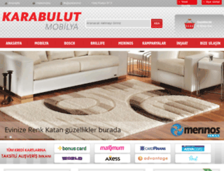 karabulutmobilya.com.tr screenshot