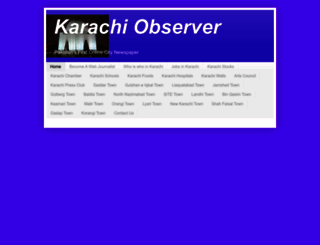karachi-observer.blogspot.com screenshot