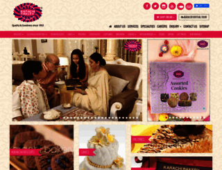 karachibakery.com screenshot