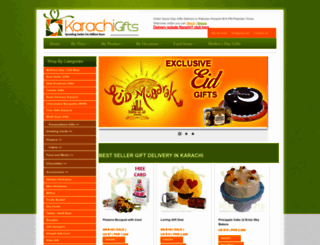 karachigifts.com screenshot