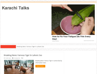 karachitalks.com screenshot