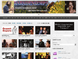 karadenizmp3.com screenshot