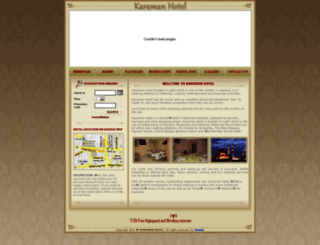 karamanhotel.com screenshot