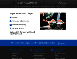 karamanislaw.com.au screenshot