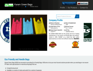 karamnonwovenproducts.com screenshot