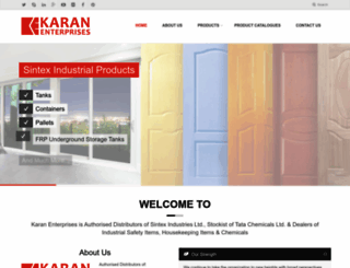 karanenterprises.in screenshot