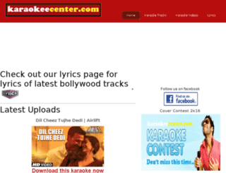 karaokeecenter.com screenshot