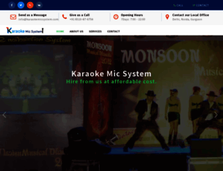 karaokemicsystem.com screenshot