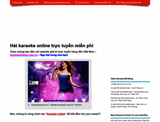 karaokeonline.com.vn screenshot