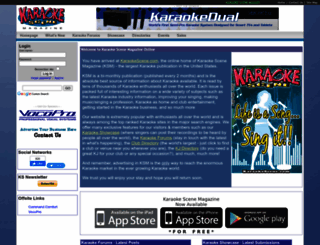 karaokescenemagazine.com screenshot