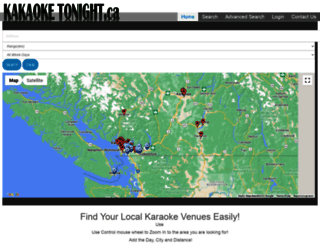 karaoketonight.ca screenshot