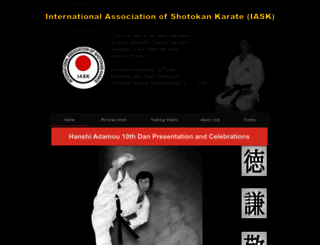 karate-iask.com screenshot