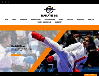 karatebc.org screenshot
