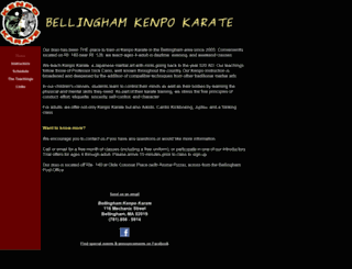 karatebellingham.com screenshot