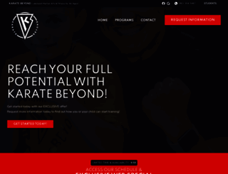 karatebeyond.com screenshot