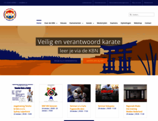 karatebond.nl screenshot