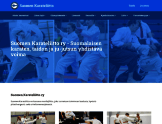 karateliitto.fi screenshot
