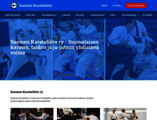 karateliitto.fi screenshot