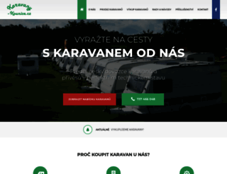 karavany-kounice.cz screenshot
