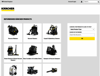 karcher-refurbished.co.uk screenshot