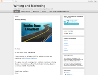karencioffiwritingandmarketing.com screenshot